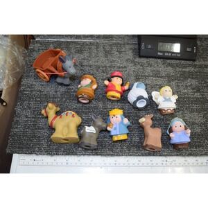 Fisher Price Little People Nativity Figures Lot Mary Angel Wise Man Camel 6A096